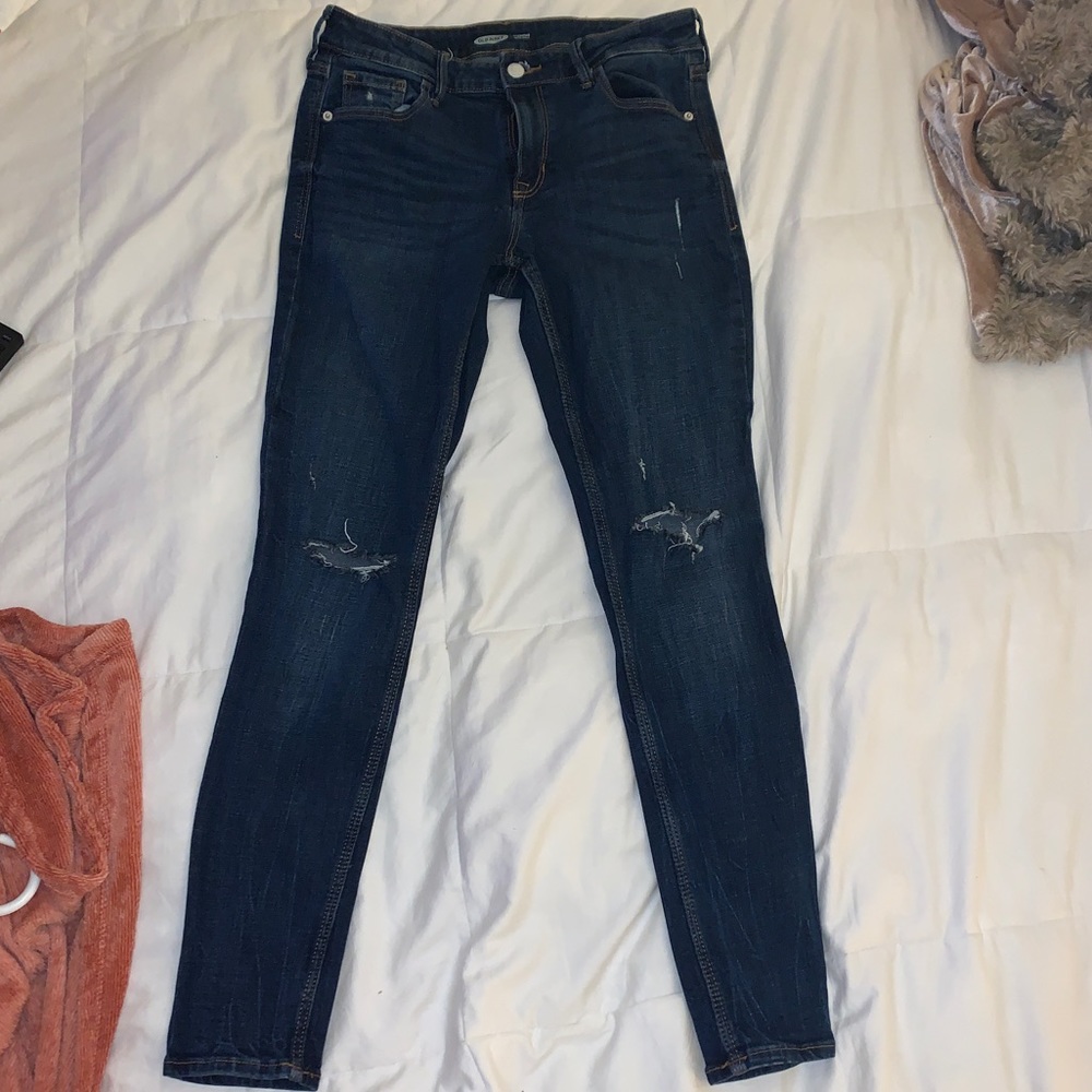 Old navy rockstar ripped jeans